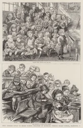Free Dinners Given to Board School Children at Denmark Terrace Board School, Islington